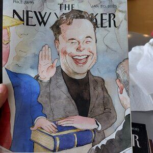 The New Yorker Magazine 2025 BUNDLE OF 7 - Jan - April